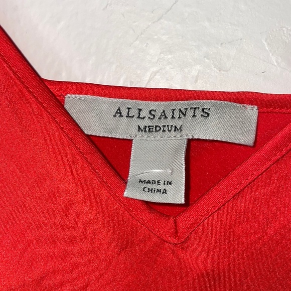 ALLSAINTS Hera Midi Slip Dress Sz M - Picture 9 of 14